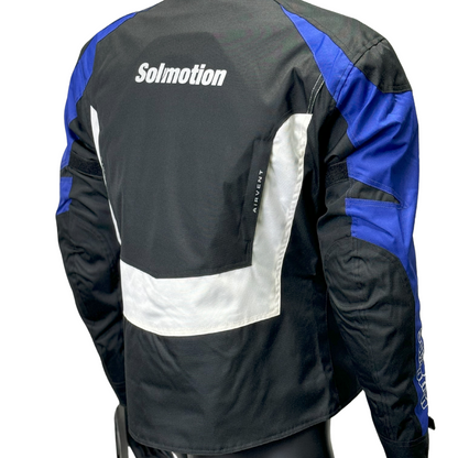 Chaqueta Motorista con Protecciones Azul